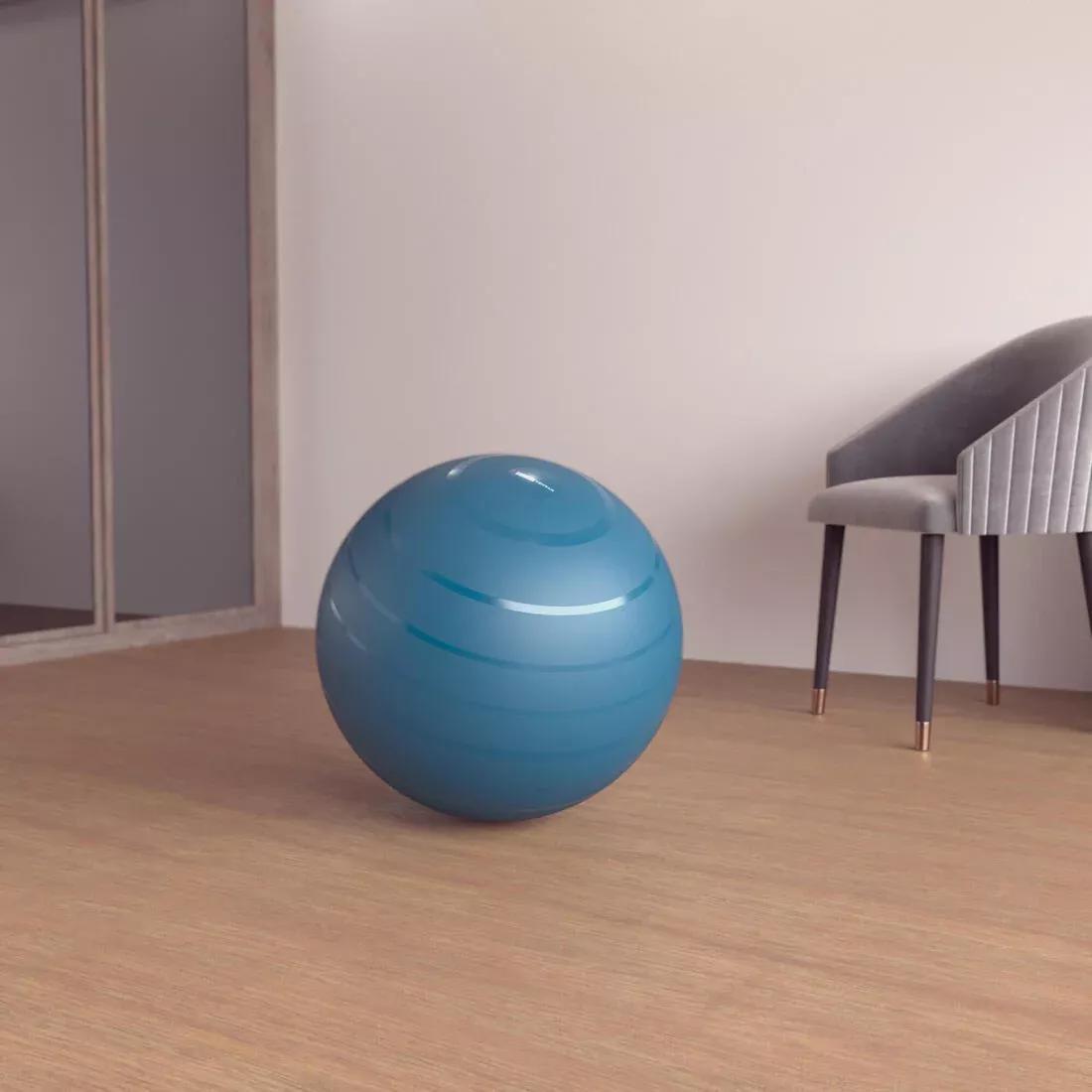 Drable Fitness Gym Ball Deep Petrol Blue, No Color, large image number 0