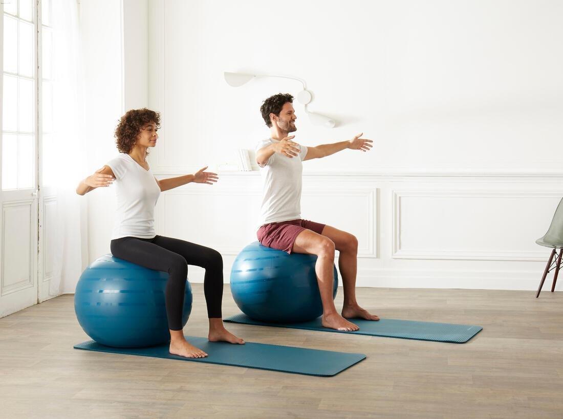 Drable Fitness Gym Ball Deep Petrol Blue, No Color, large image number 1