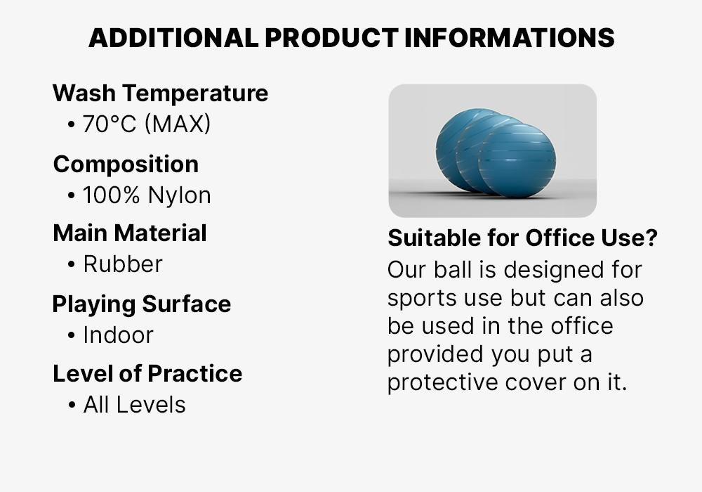 Fitness Durable 2 Swiss Ball, Deep Blue, No Color, medium