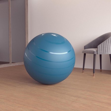 DOMYOS - Durable Fitness Gym Ball Deep Petrol Blue