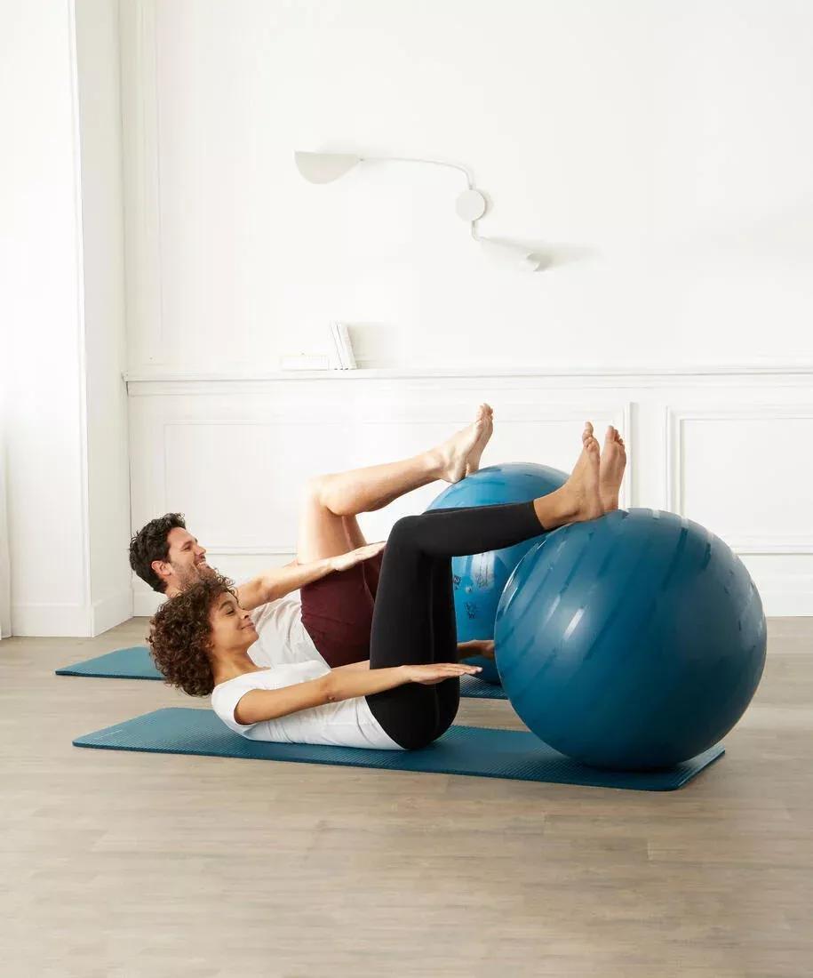 Durable Fitness Gym Ball Deep Petrol Blue, No Color, large image number 9