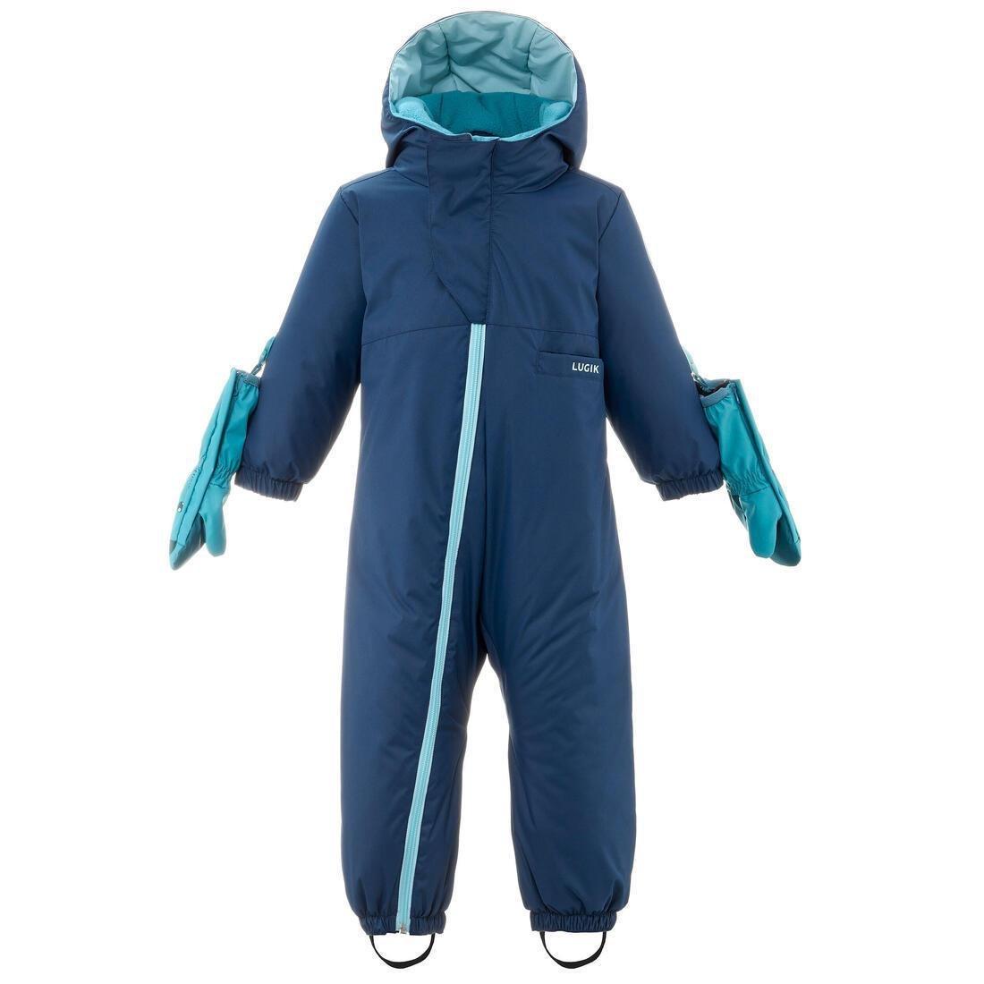 Baby Ski Suit - Warm Lugiklip, Blue, , large image number 9