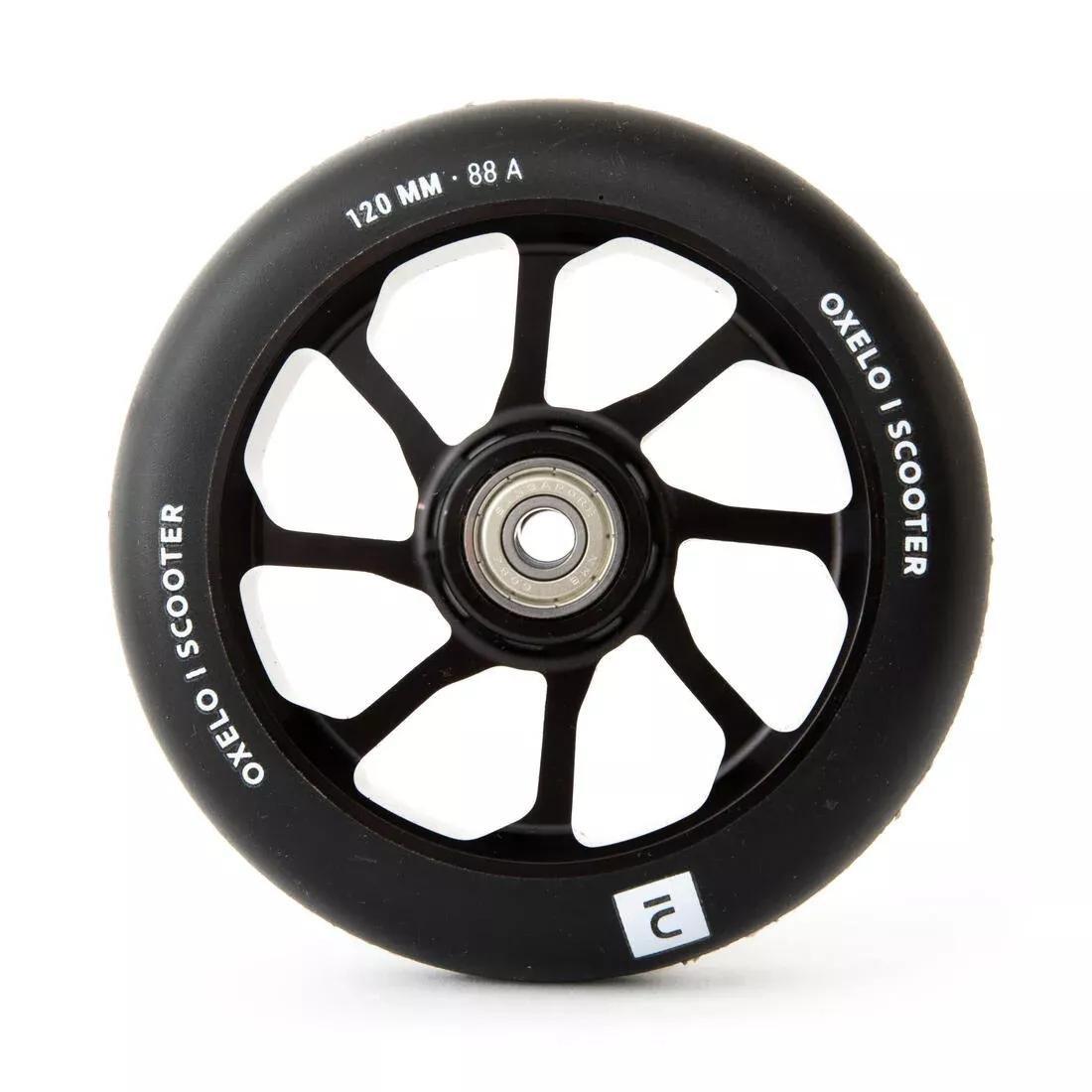 OXELO - Freestyle Scooter Wheel Oxelo MF 120mm, Black