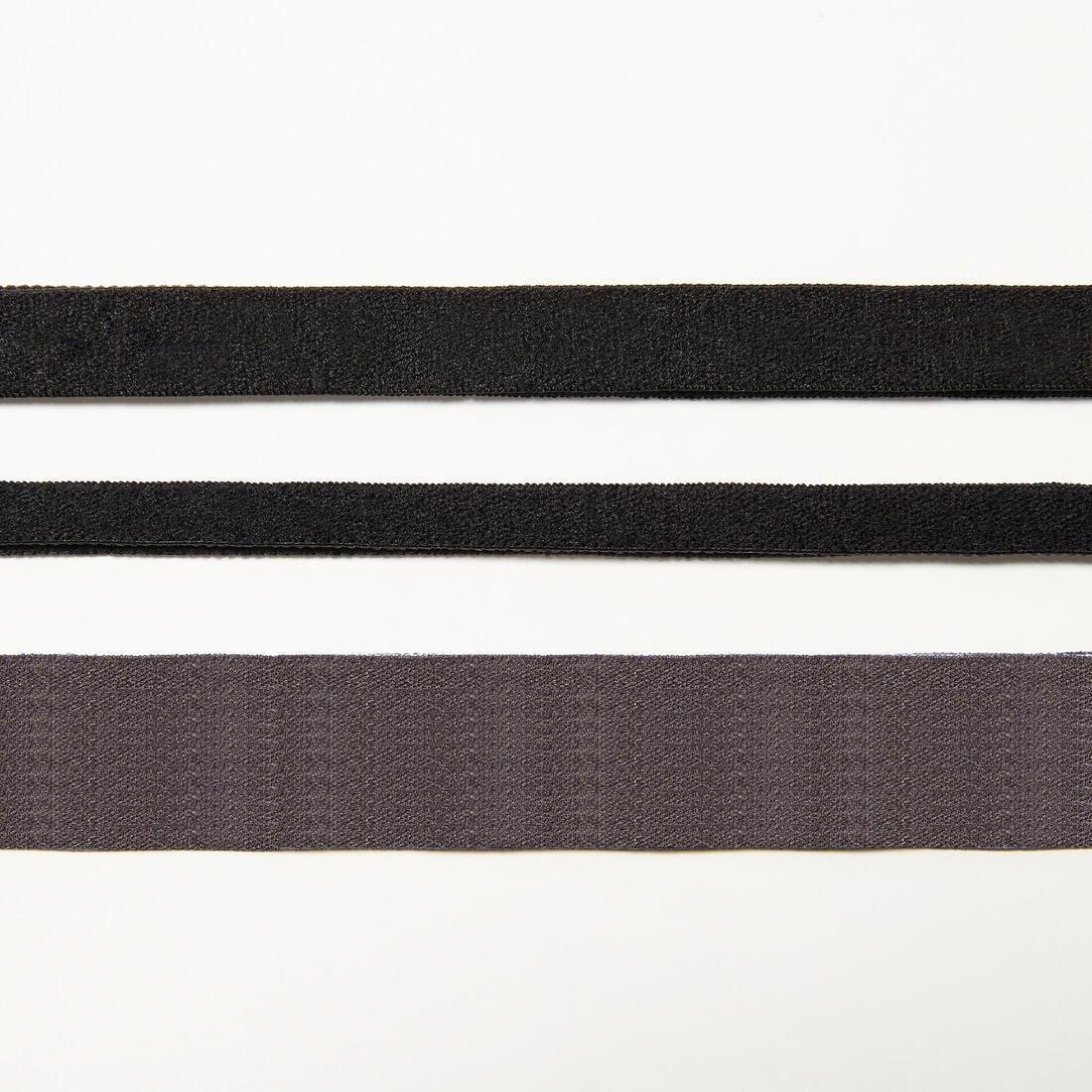 Fitness Cardio Training Hair Scrunchy Tri-Pack, Black, No Color, large image number 6