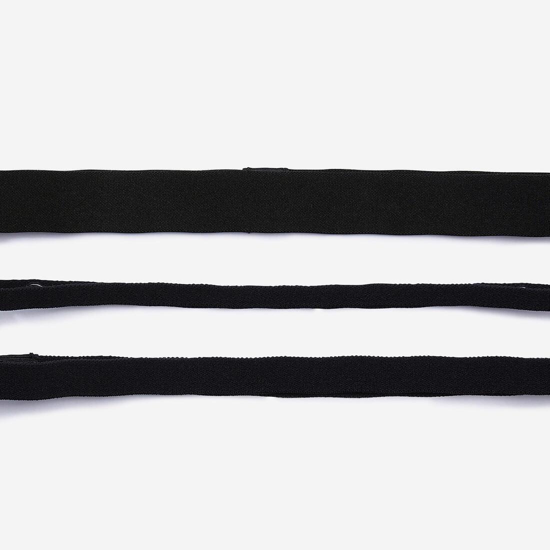 Fitness Cardio Training Hair Scrunchy Tri-Pack, Black, No Color, large image number 14
