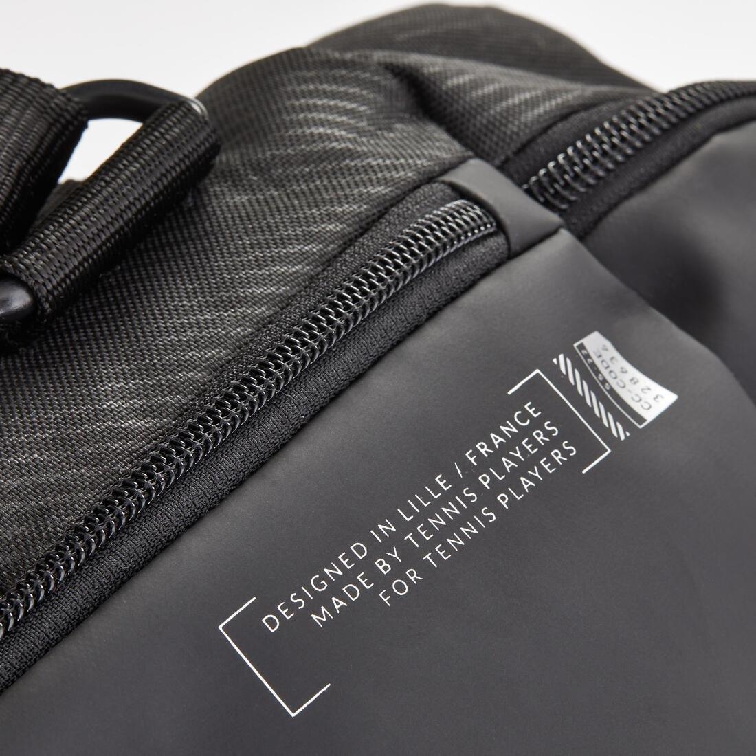 9-Racket Tennis Bag - L Team Duffle, Black, No Color, large image number 5