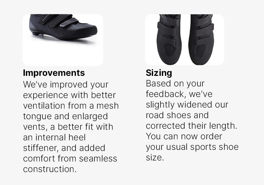 Sport Cycling Shoes Van Rysel Roadr100, Black, No Color, medium