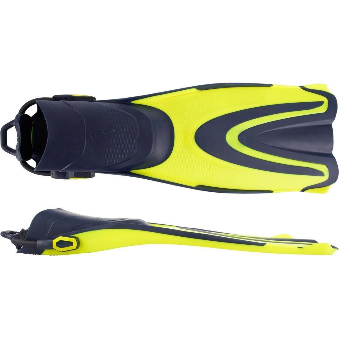 Adjustable Scuba Fins with Elastic Strap SCD 500 OH, Deep Navy, No Color, large image number 9