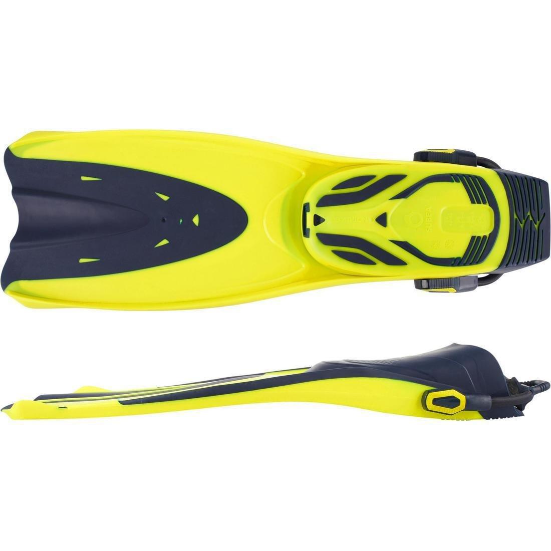 Adjustable Scuba Fins with Elastic Strap SCD 500 OH, Deep Navy, No Color, large image number 10