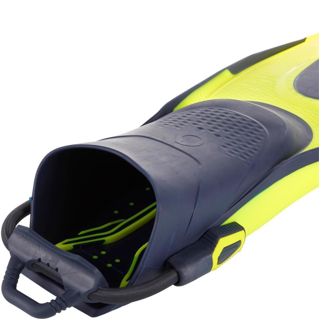 Adjustable Scuba Fins With Elastic Strap Scd500 Oh, Deep Navy Blue, , large image number 11