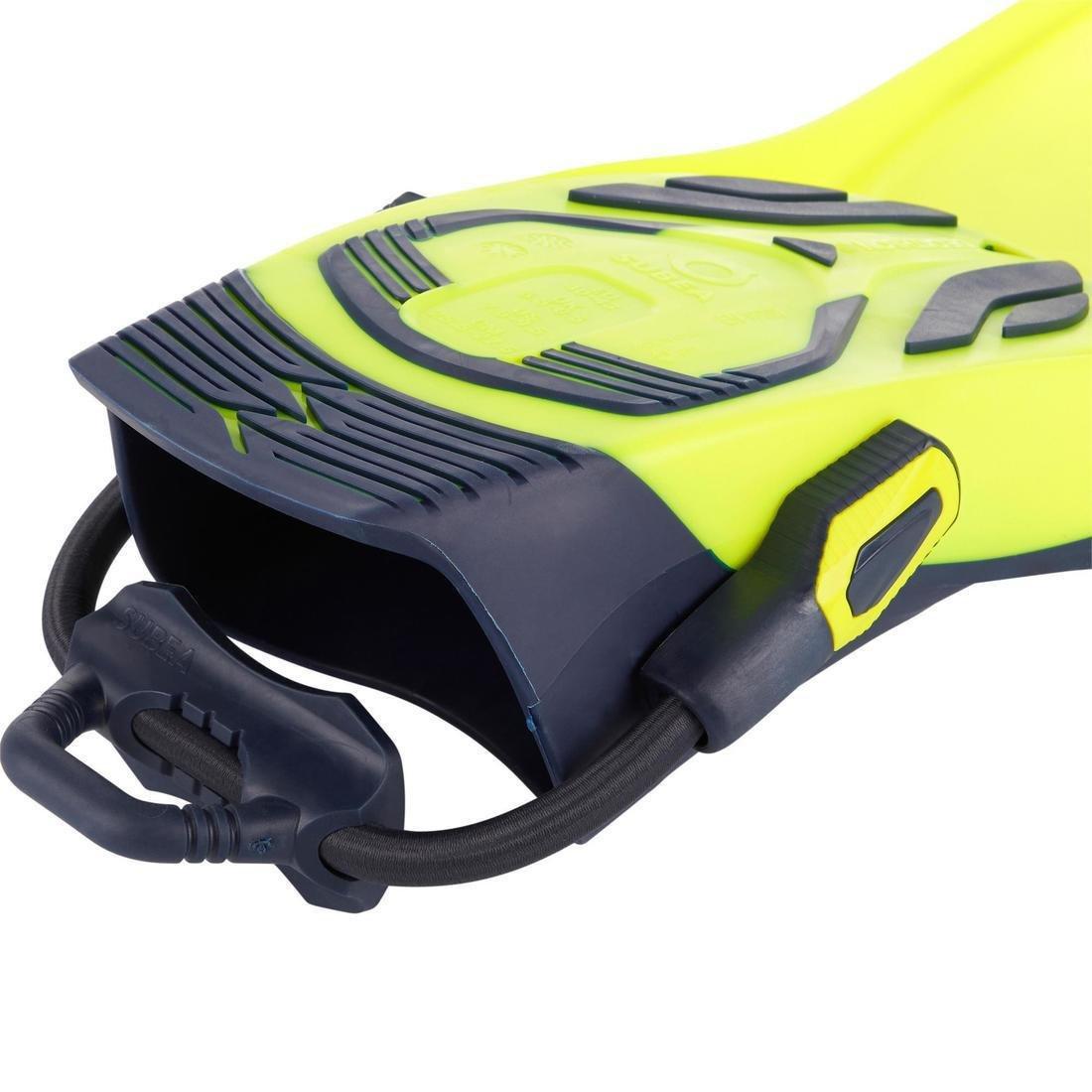 Adjustable Scuba Fins With Elastic Strap Scd500 Oh, Deep Navy Blue, , large image number 12