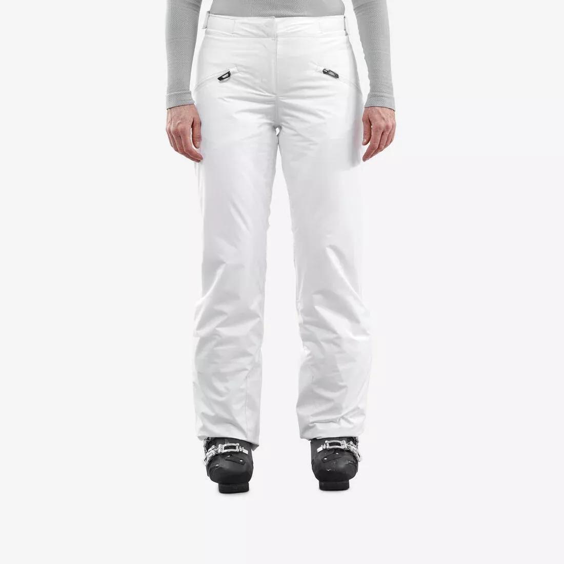 Women Warm Ski Trousers - 180, White, , large image number 0
