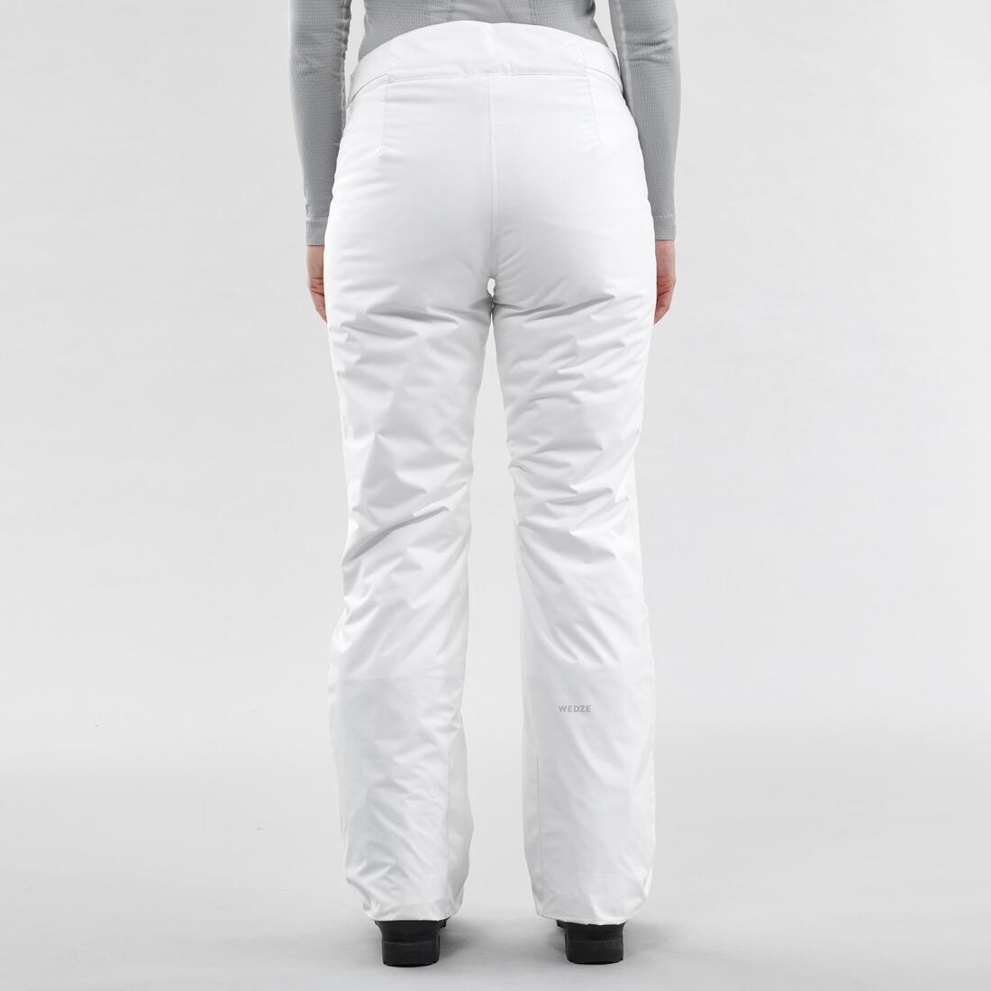 Women Warm Ski Trousers - 180, White, , large image number 4