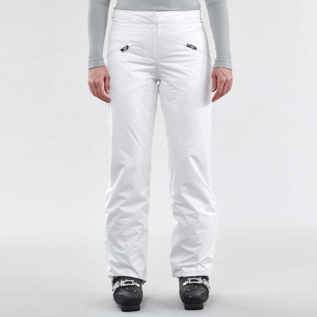 Women Warm Ski Trousers - 180, White, , large image number 10