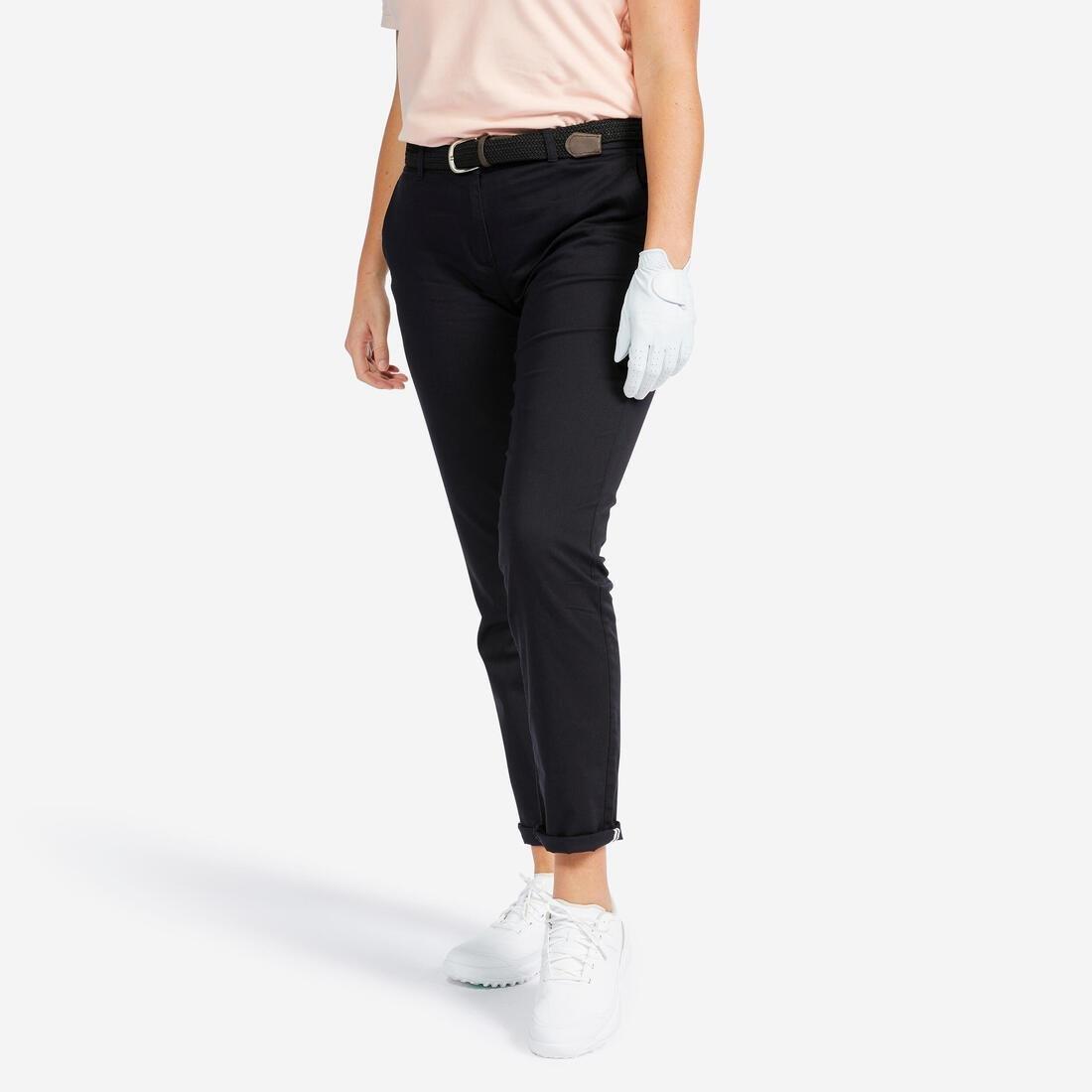 BLACK Women's Golf Trousers - MW500, No Color, large image number 0