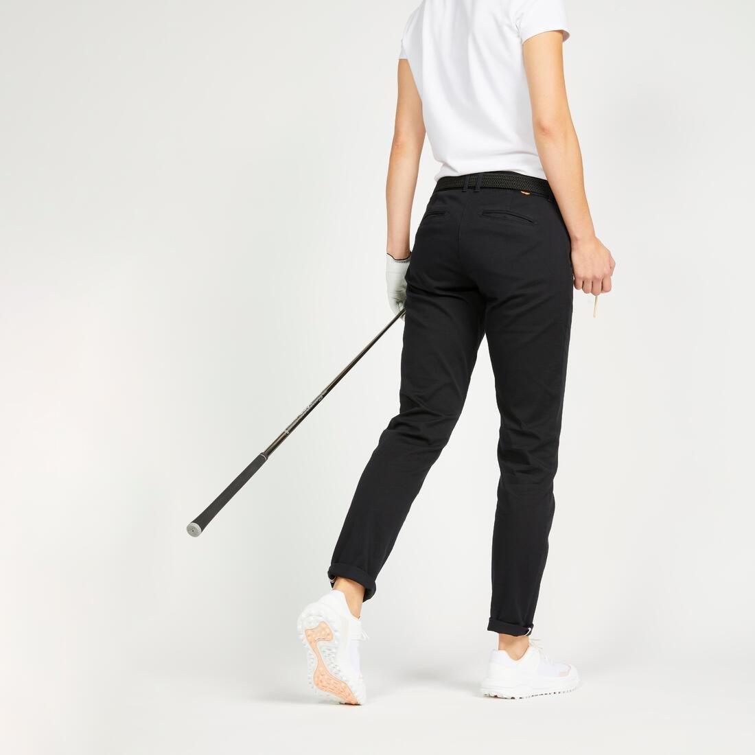 BLACK Women's Golf Trousers - MW500, No Color, large image number 1