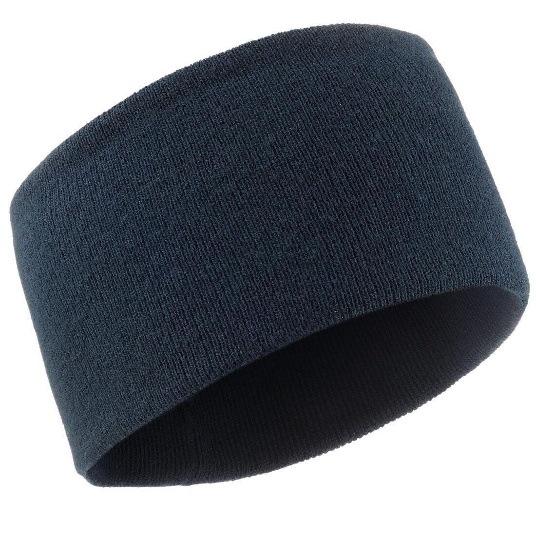 ADULT SKI HEADBAND - SIMPLE - BURGUNDY, orange, , medium