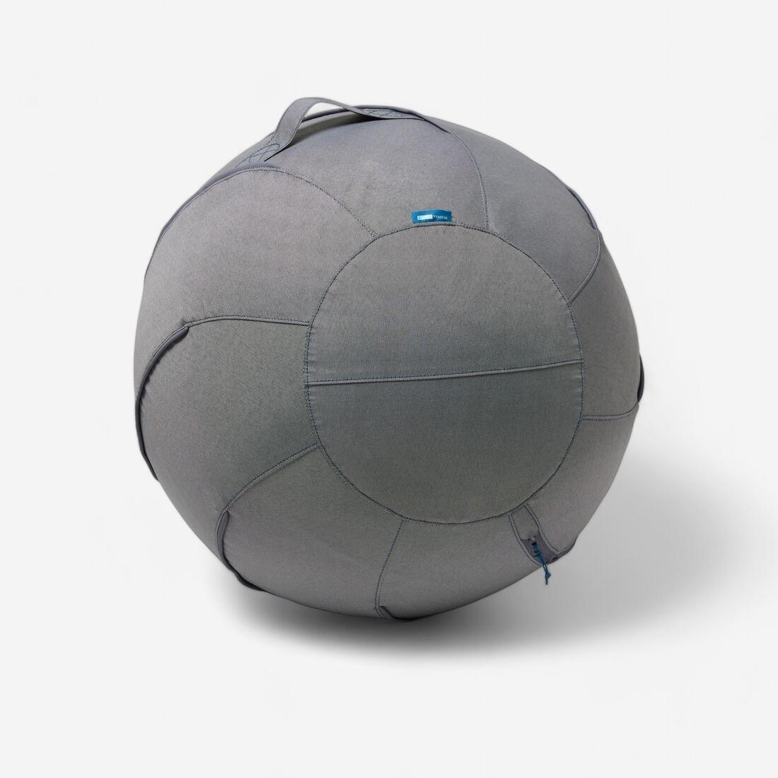 Size 2 / 65 cm Swiss Ball Cover, Grey, No Color, medium