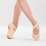 STAREVER - Stretch Canvas Split-Sole Demi-Pointe Ballet Shoes Size 7.5 to 8, Bisque