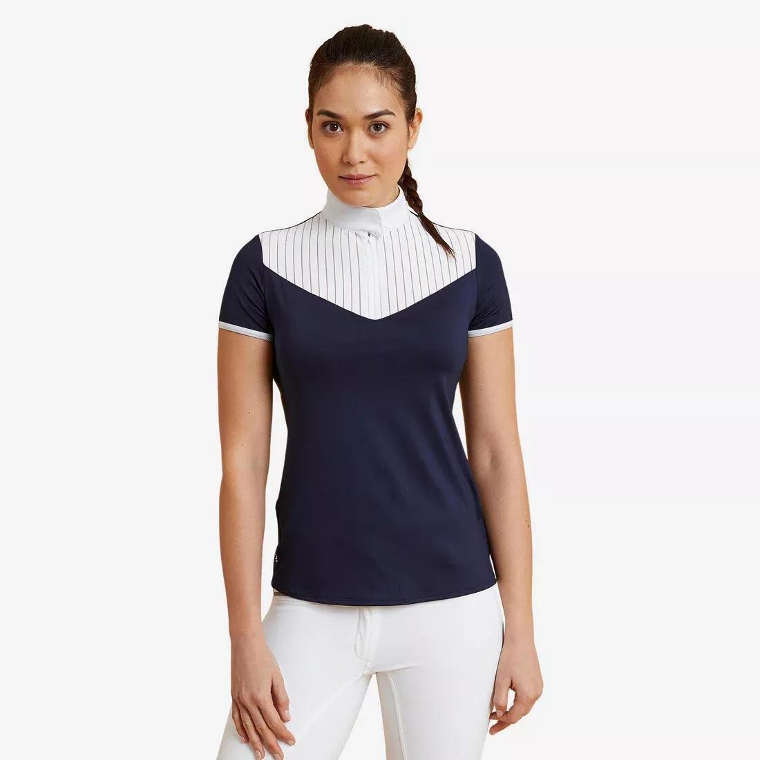 FOUGANZA--SHOW POLO 500 SS WOM EN NAVY, , large image number 0