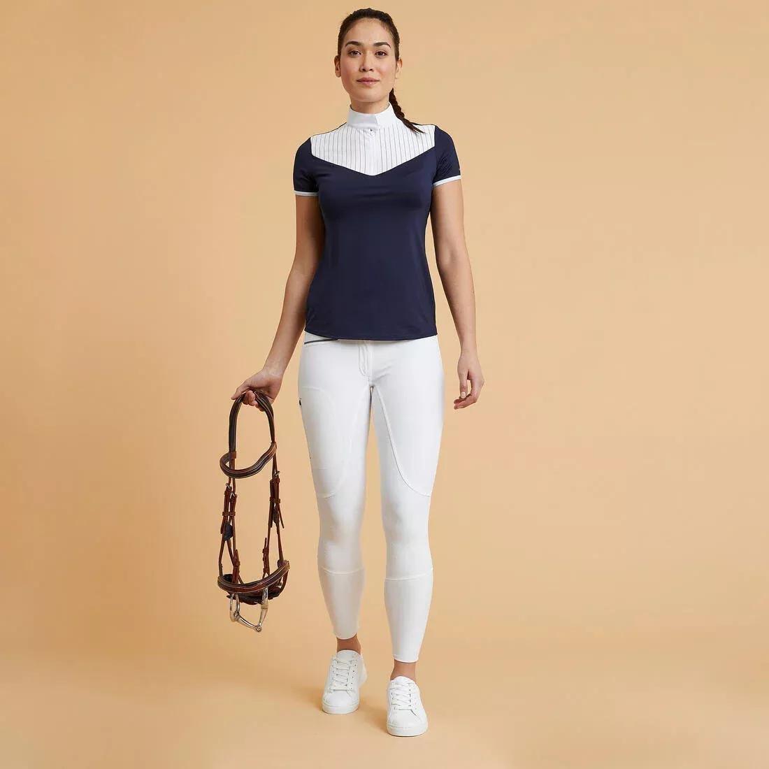 FOUGANZA--SHOW POLO 500 SS WOM EN NAVY, , large image number 1