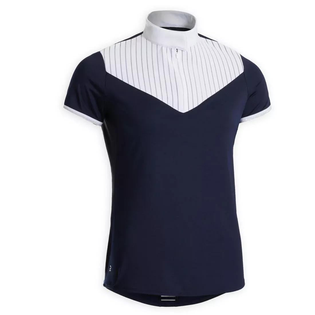 FOUGANZA--SHOW POLO 500 SS WOM EN NAVY, , large image number 7