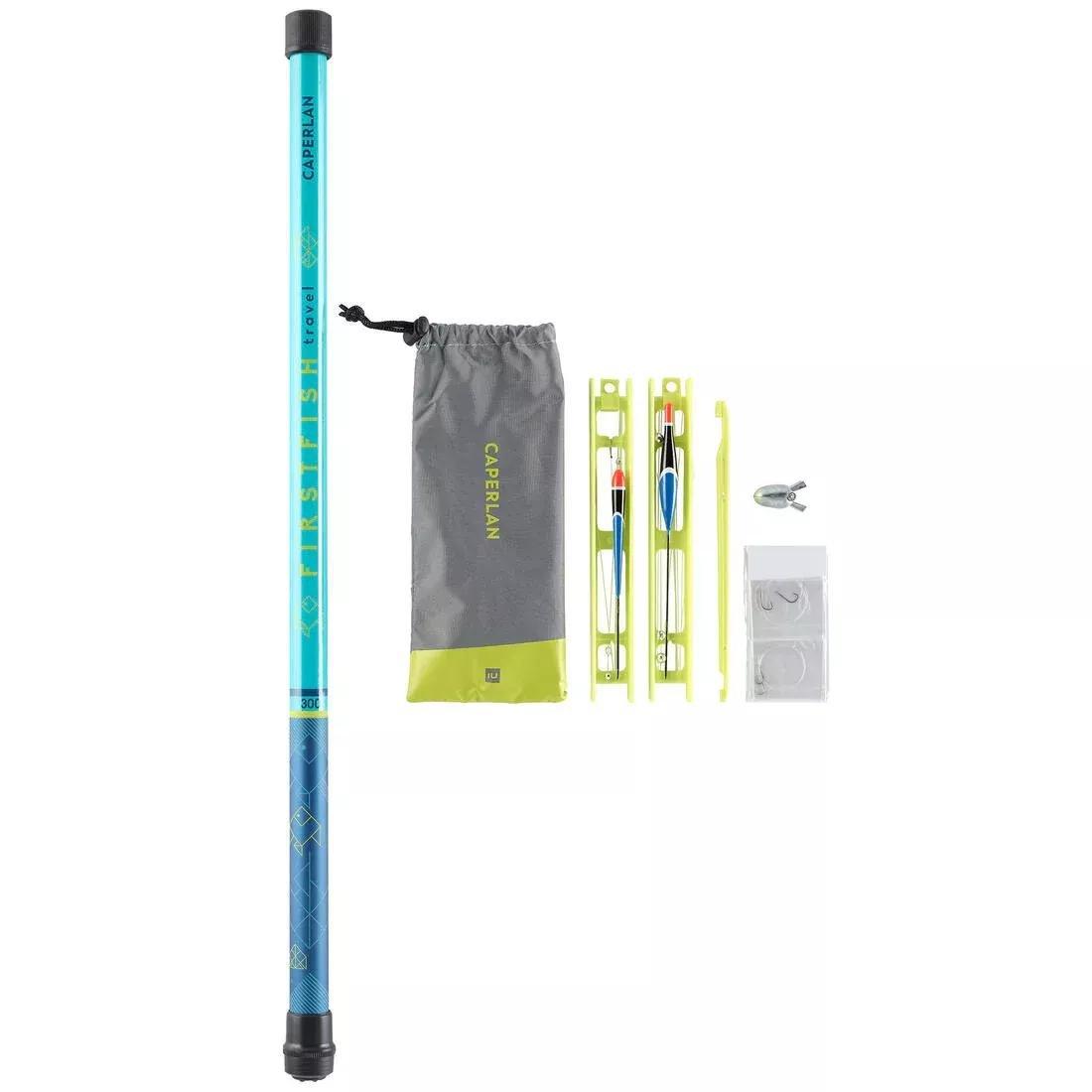 Pole Fishing Kit - Firstfish Travel 300, Blue, No Color, medium