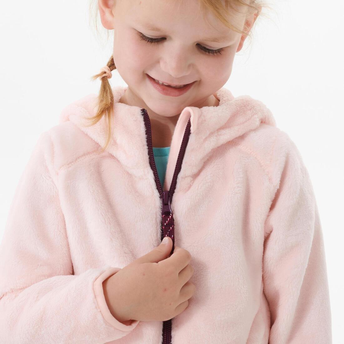 Pale pink 2025 fleece jacket