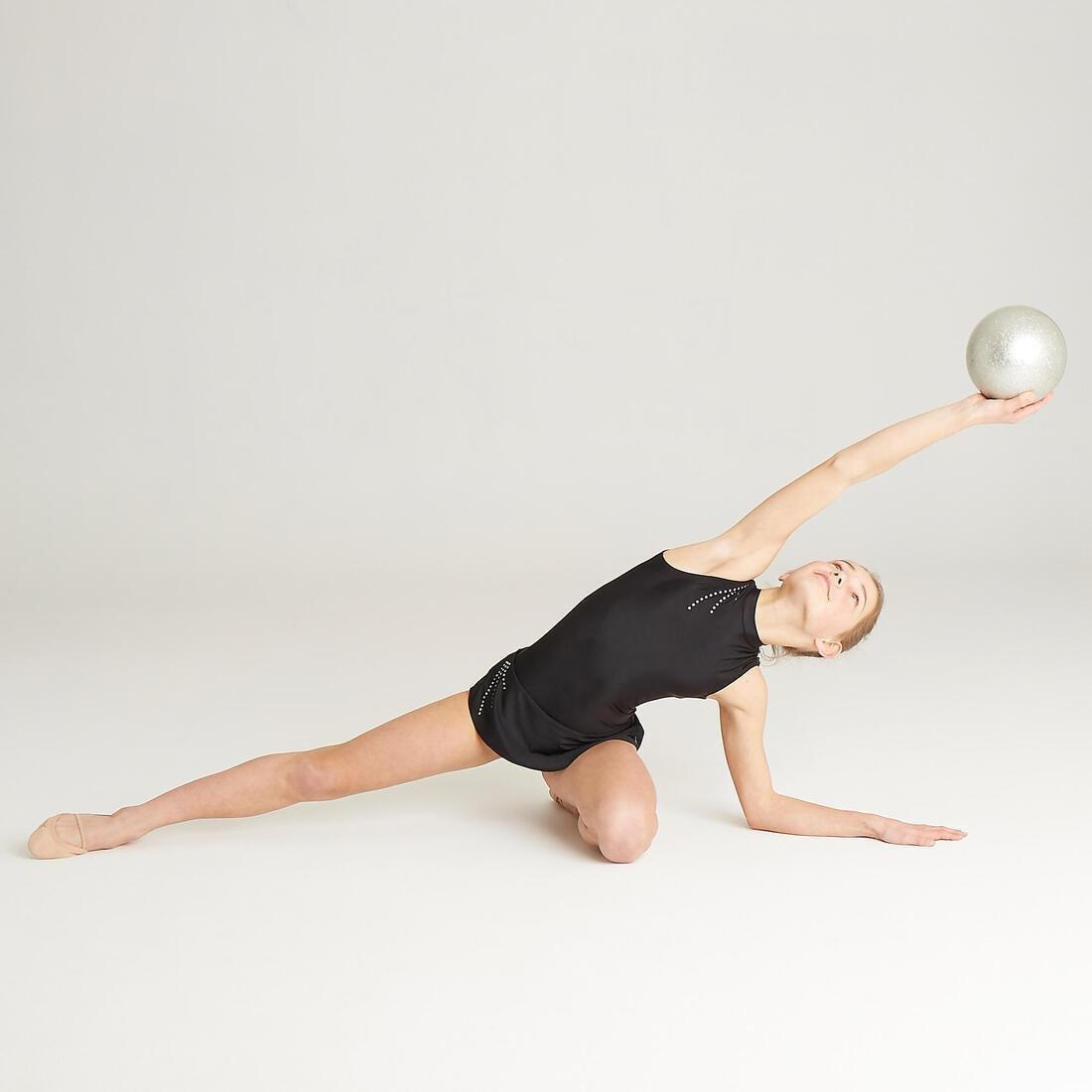 Rhythmic Gymnastics (GR) Ball, Sequinned Coral, No Color, large image number 2