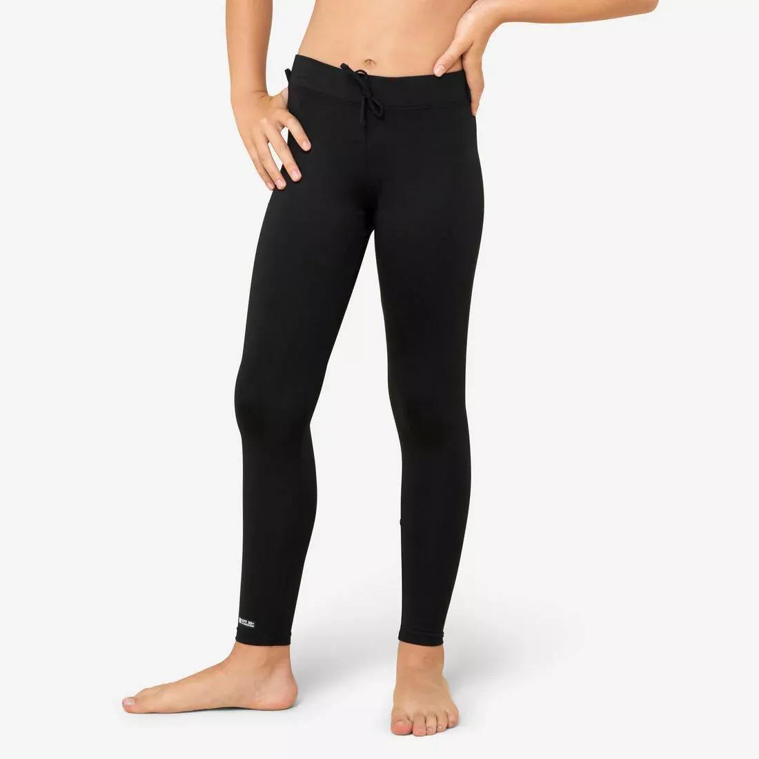 BLACK Anti-UV Leggings - Black, , large image number 0