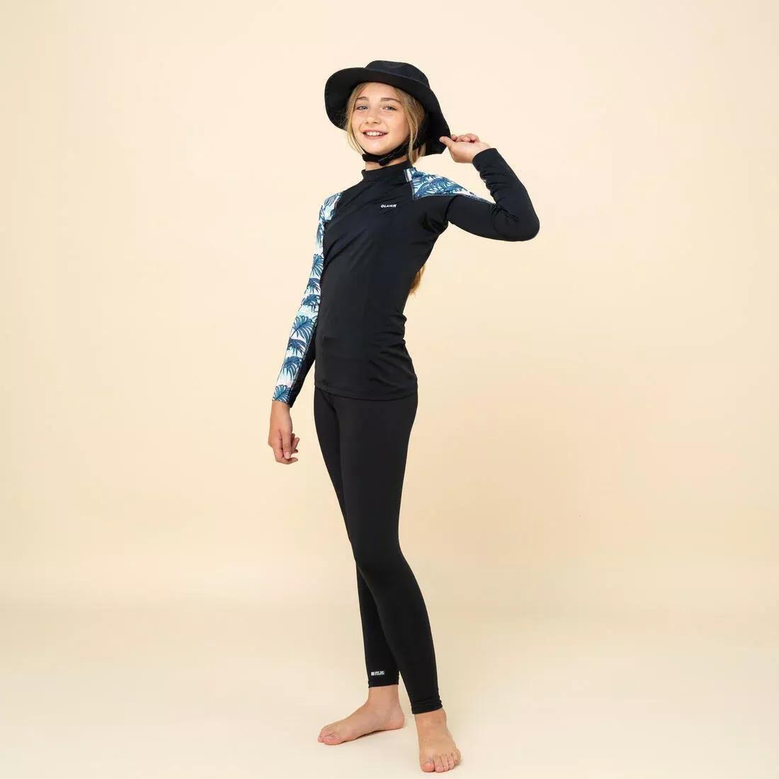 BLACK Anti-UV Leggings - Black, , large image number 8