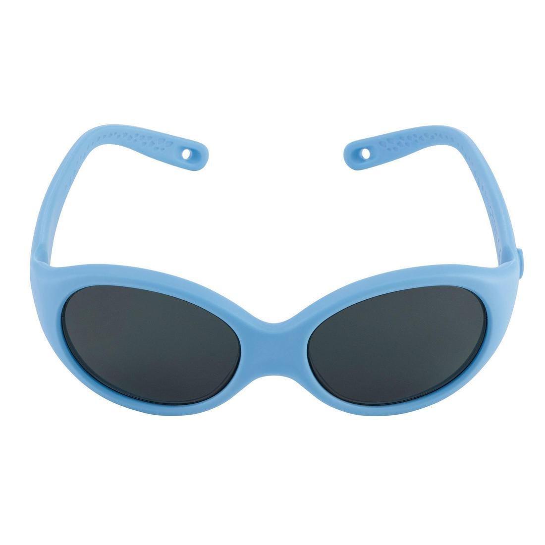 QUECHUA - Baby 300 Baby Hiking Ski Sunglasses Category 4, Glacier Blue