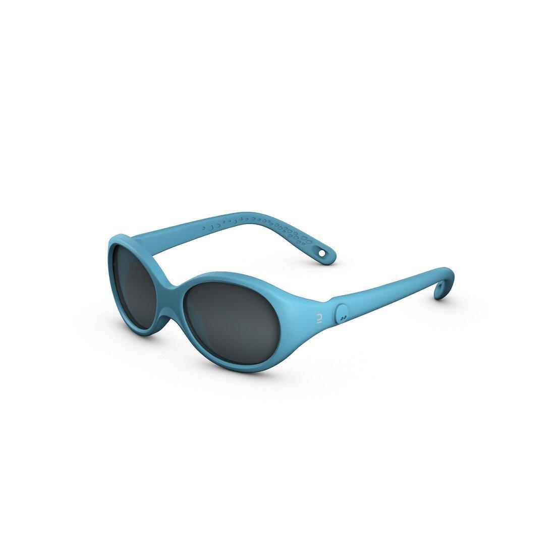 QUECHUA - Baby 300 Baby Hiking Ski Sunglasses Category 4, Glacier Blue