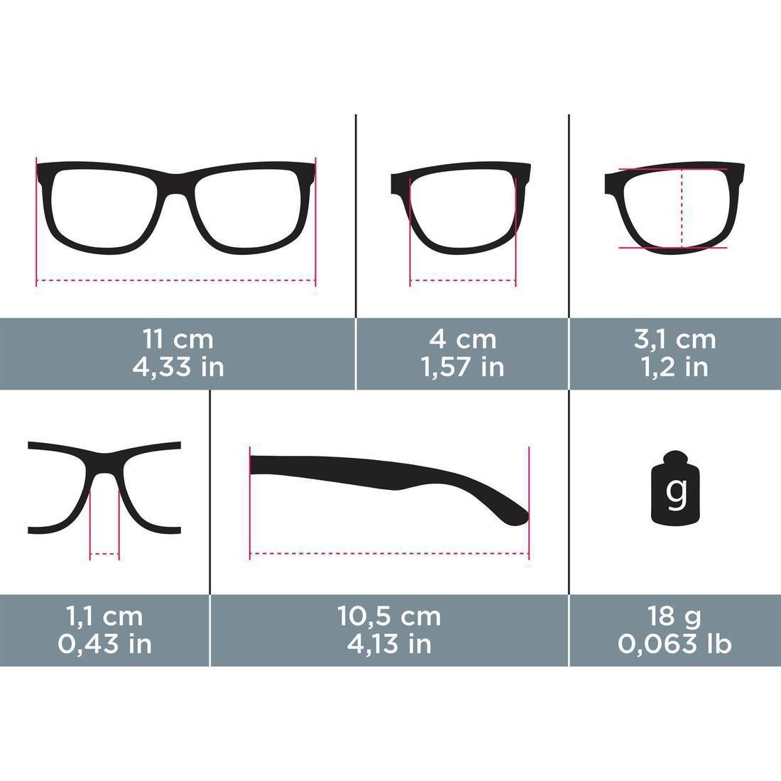 Baby 300 Baby Hiking Ski Sunglasses Category 4, Glacier Blue, No Color, large image number 13