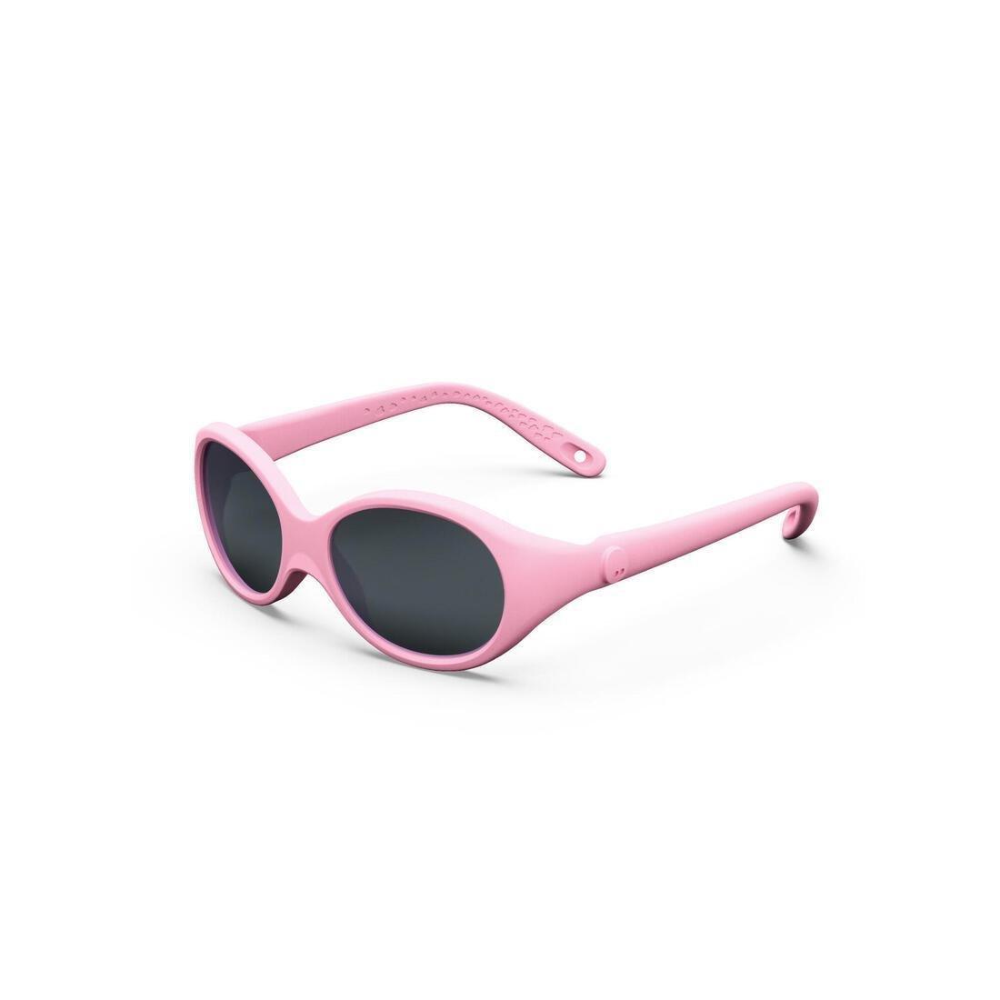 Baby 300 Baby Hiking Ski Sunglasses Category 4, Begonia Pink, No Color, large image number 0