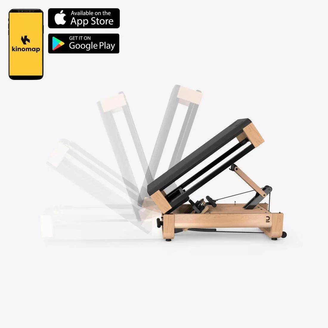 Self-Powered Smart 3-In1 Rowing Machine Woodrower With Decathlon Warranty, No Color, medium