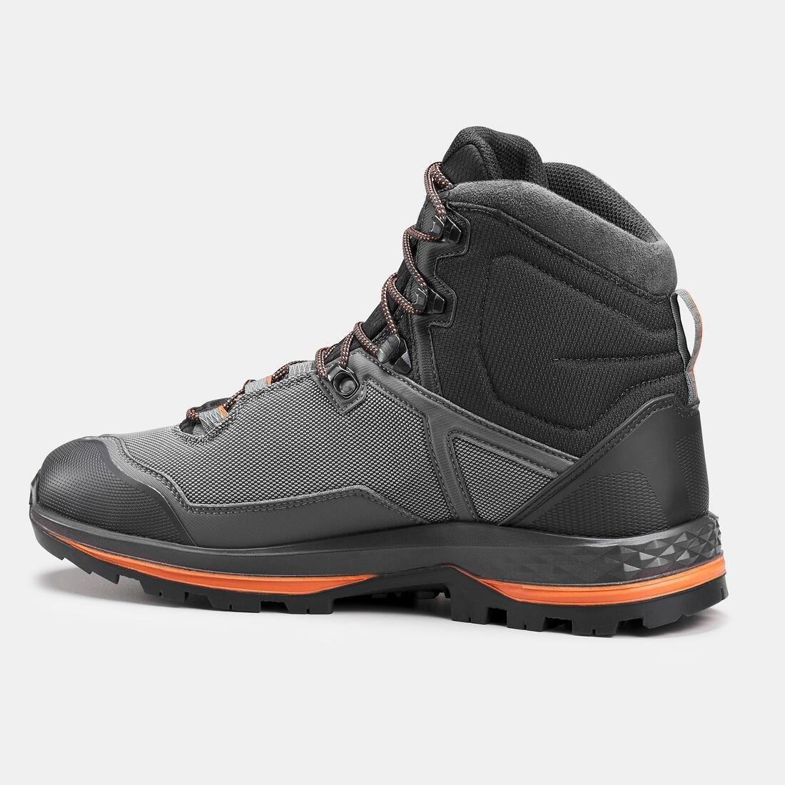 Men Waterproof High Trekking Boots - Mt100, Grey, No Color, large image number 1