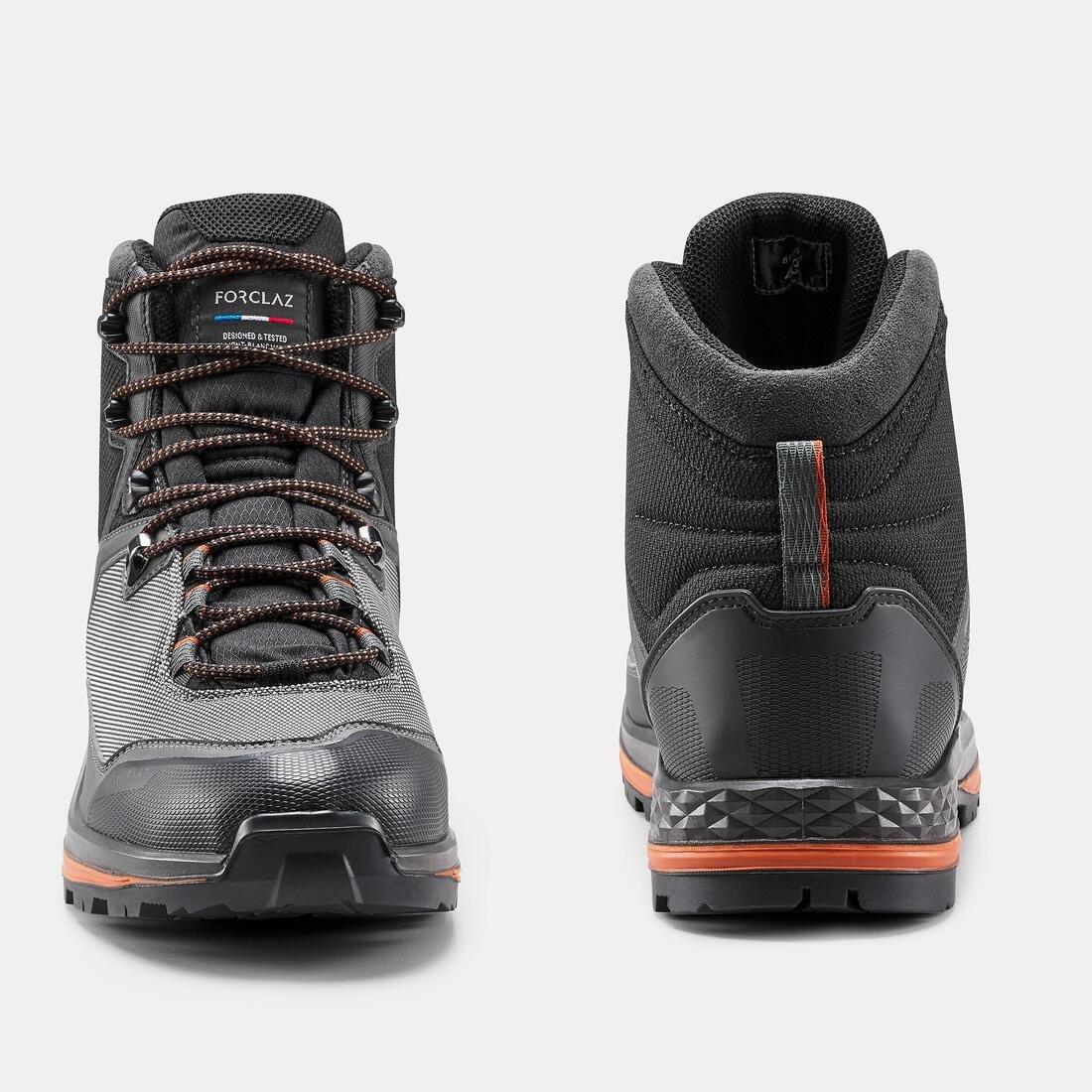 Men Waterproof High Trekking Boots - Mt100, Grey, No Color, large image number 3