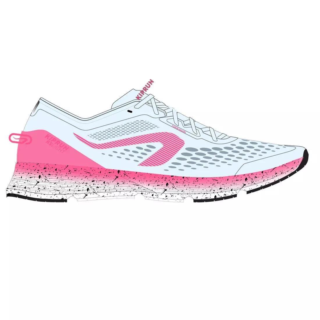 Kiprun KS LightWomen's Running Shoes, Foggy Blue, No Color, large image number 12