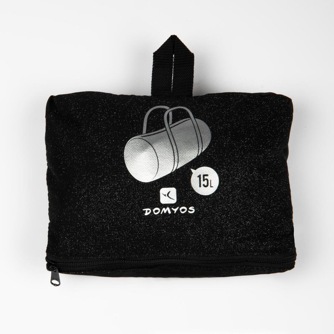 Kids Girls Dance Barrel Bag, Black, No Color, large image number 2
