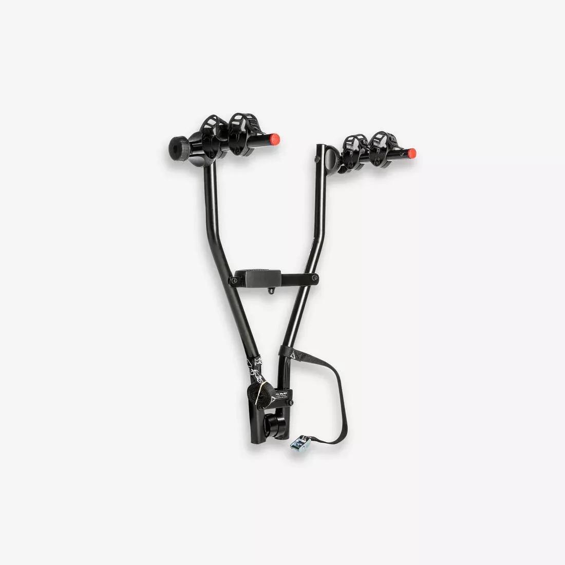 Towbar-Mounted Bike Carrier, Black, No Color, large image number 0