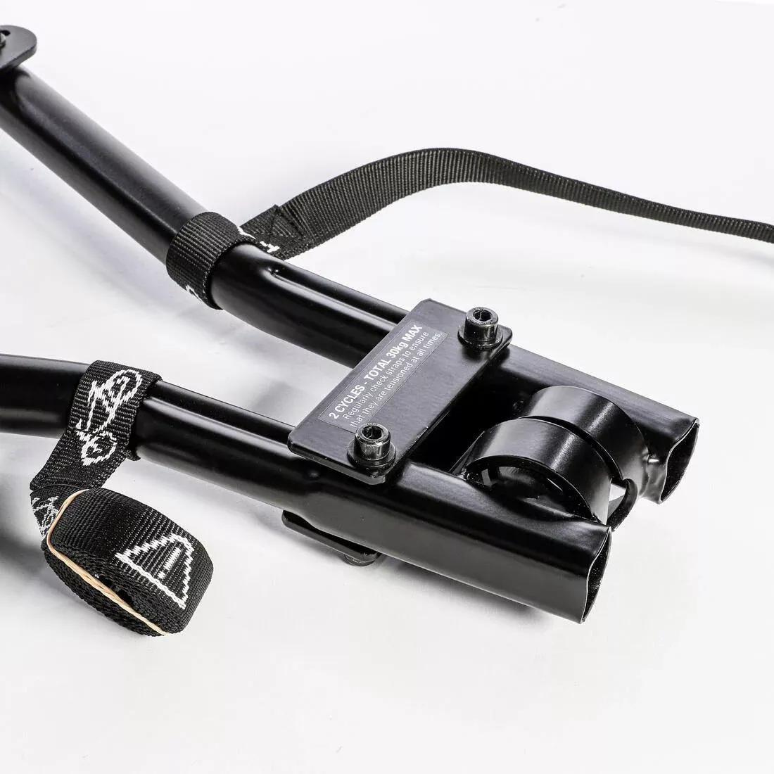 Towbar-Mounted Bike Carrier, Black, No Color, large image number 4