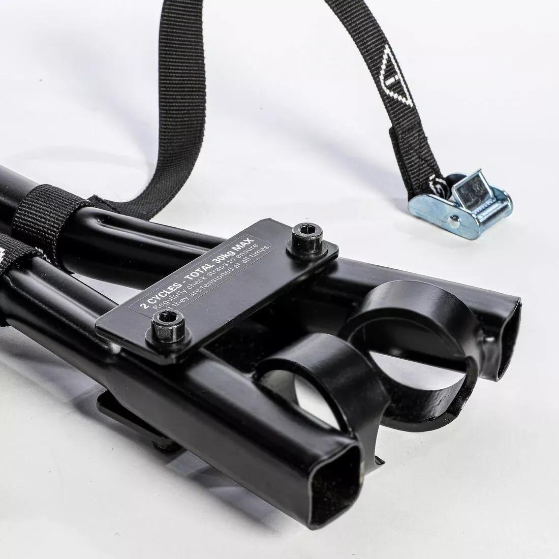 Towbar-Mounted Bike Carrier, Black, No Color, large image number 5