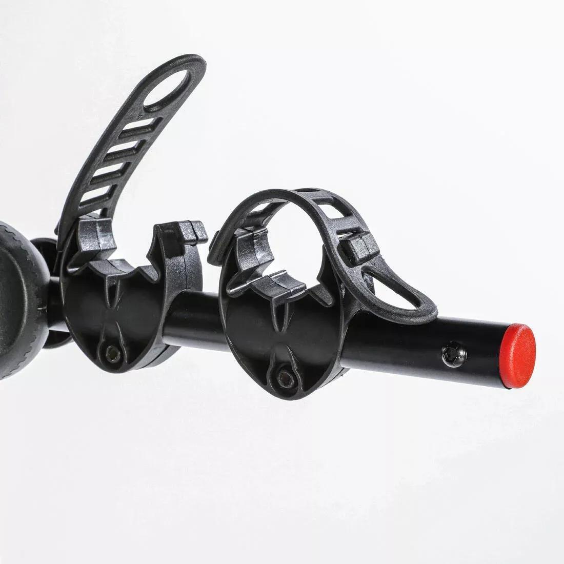 Towbar-Mounted Bike Carrier, Black, No Color, large image number 6