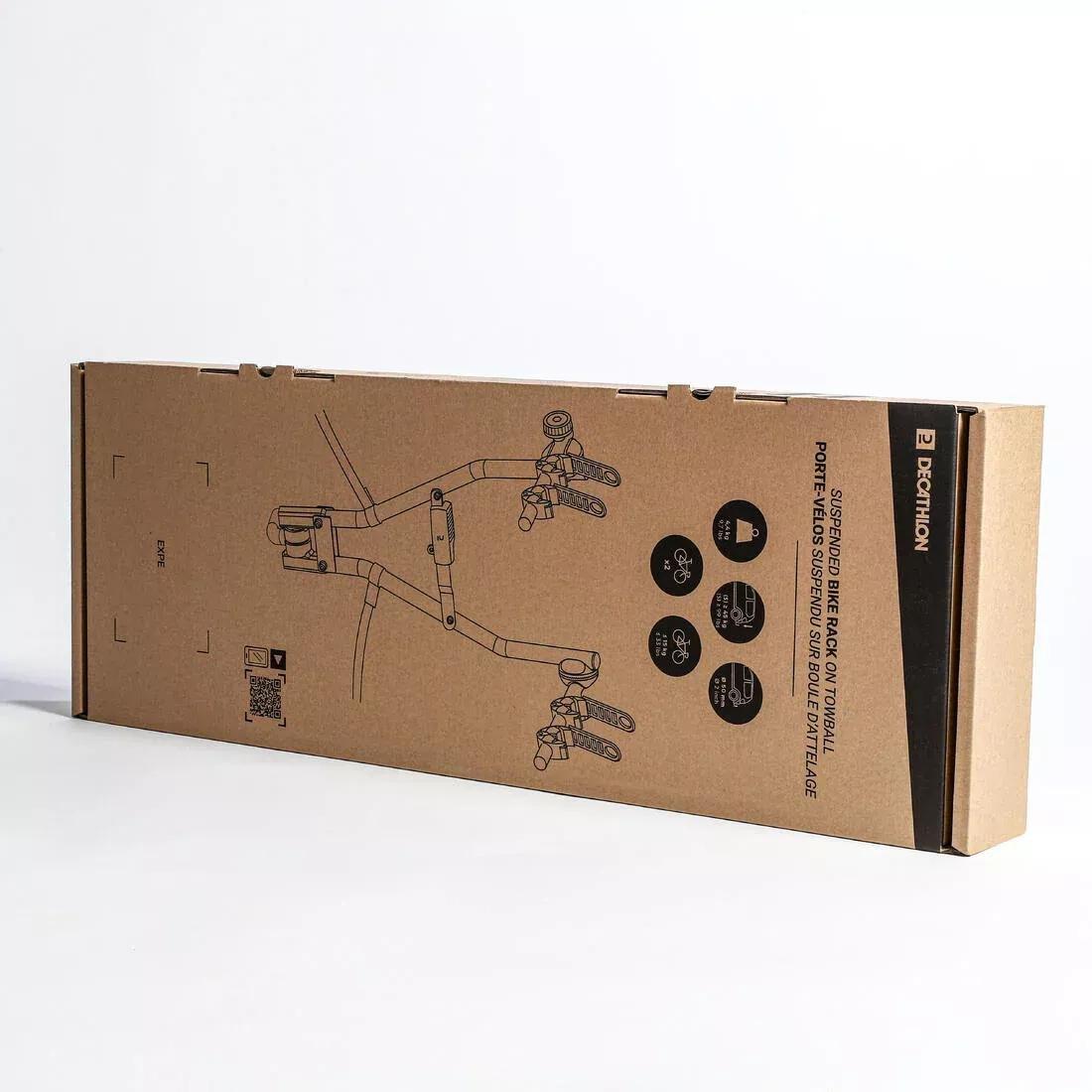 Towbar-Mounted Bike Carrier, Black, No Color, large image number 7