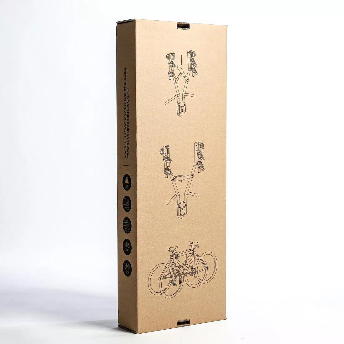 Towbar-Mounted Bike Carrier, Black, No Color, large image number 8