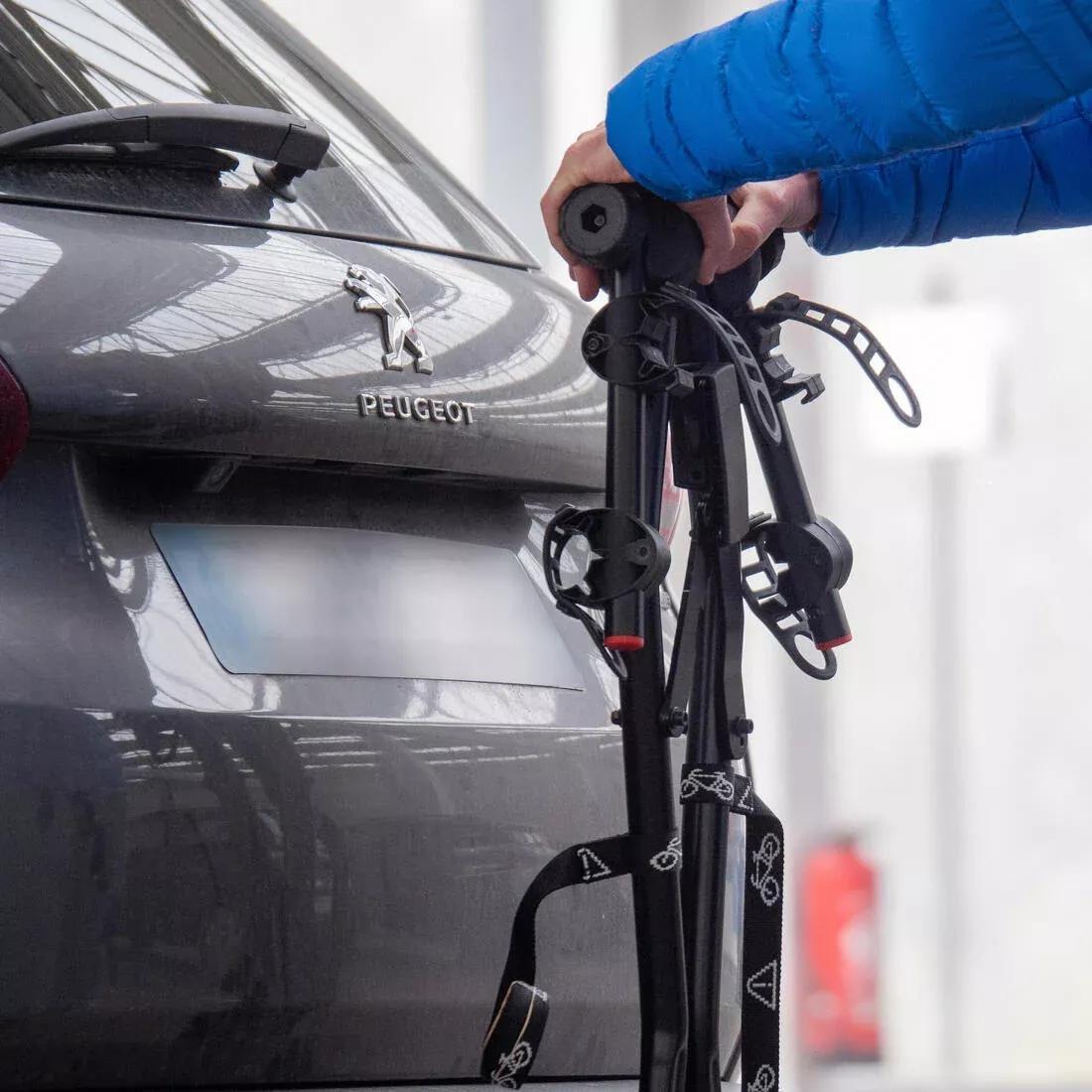 Towbar-Mounted Bike Carrier, Black, No Color, large image number 9