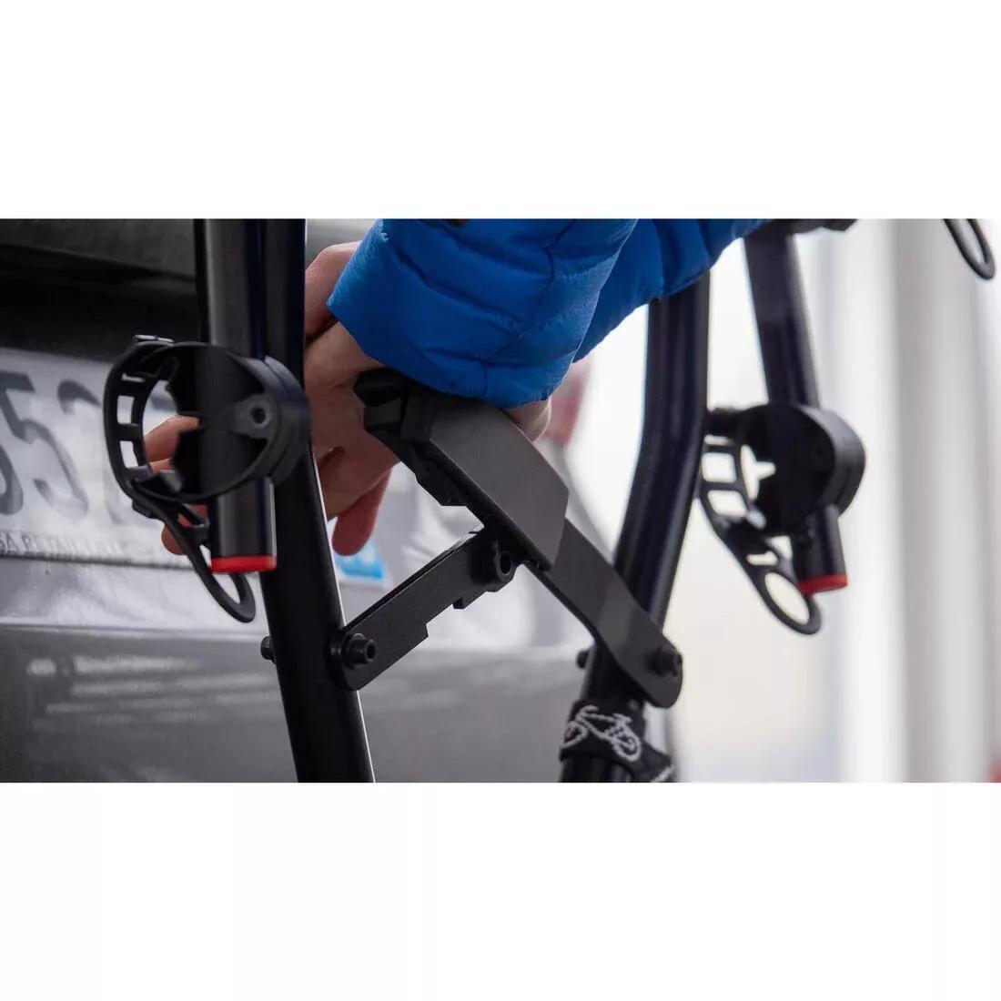 Towbar-Mounted Bike Carrier, Black, No Color, large image number 11