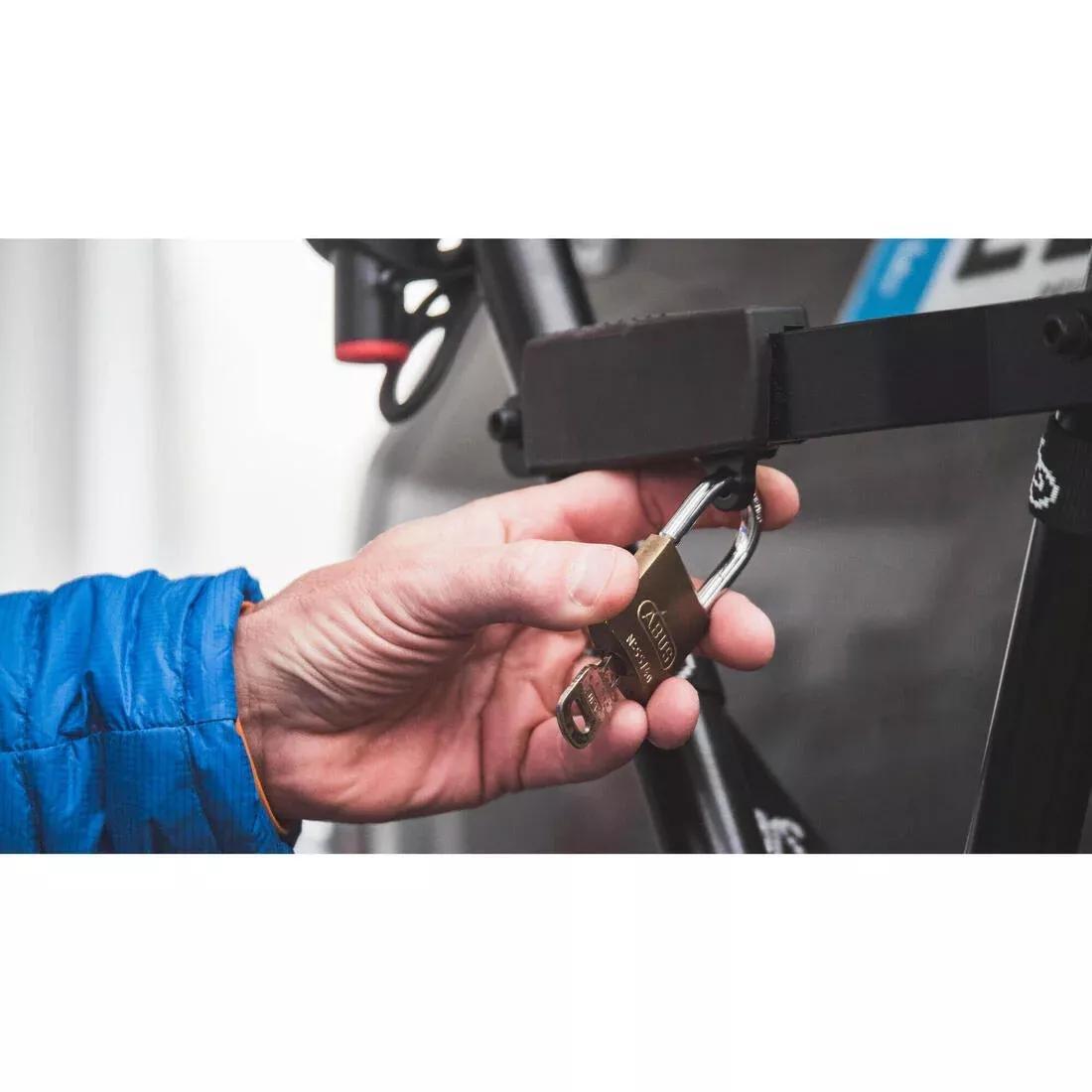 Towbar-Mounted Bike Carrier, Black, No Color, large image number 12