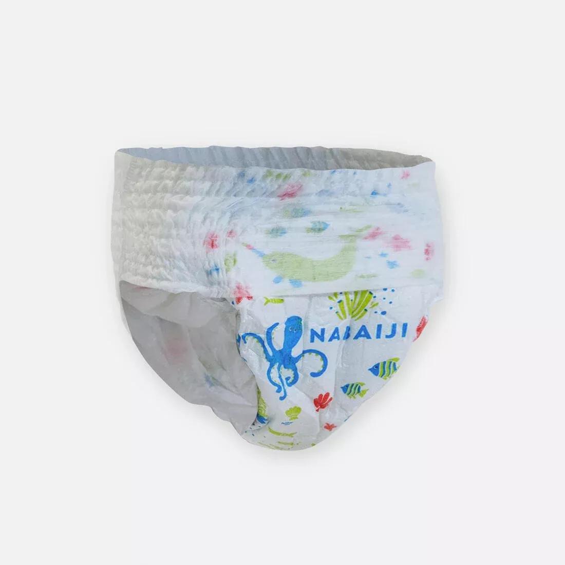 Kids Disposable Swim Nappies 6-10 Kg, White, No Color, large image number 2